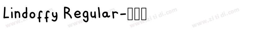 Lindoffy Regular字体转换